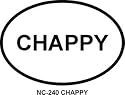 CHAPPY Oval Bumper Sticker