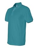 Anvil 4002 50/50 Jersey Knit Sport Shirt (California Teal, Small)