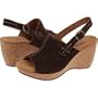 CLARKS 85610 HARWICH MIDDY DARK BROWN SUEDE SIZE 9