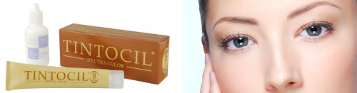 tint for hair:Tintocil Light Brown Cream Dye Brow Tint