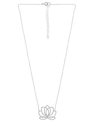 Boma Sterling Silver Lotus Necklace