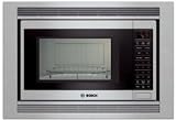 Bosch: 800 Series HMB8060 1.5 cu. ft. Built-in Microwave with 1,000 Cooking Watts, Convection Cookin