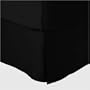 650TC Egyptian Cotton QUEEN Bed Skirt SOLID BLACK BY MARRIKAS