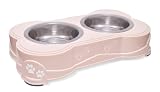 Loving Pets Dolce Diner Dog Bowl, Small, 1 Pint, Pink