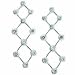 CZ Diamond Platinum over Sterling Silver Geometric Earrings