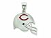 Sterling Silver Chicago Bears Enameled Helmet title=