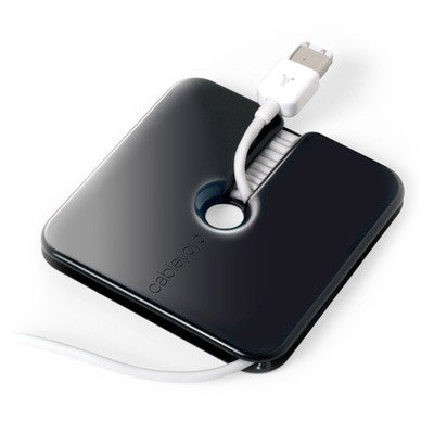 Set de 3 Cableyoyos de bluelounge – Enrouleurs de câble noir pour ordinateur portables, iPod, iPhone, Apple, Mac etc.
