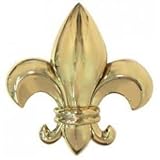 Door Knocker - Fleur De Lys ( Brass ) ( 6 &acute; H x 6 &acute; W x 2 &acute; D ) - B00112M8C4
