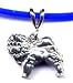 Sporting Goods : 18" Blue Chow Necklace Sterling Silver Jewelry