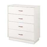 South Shore Logik Four Drawer Chest in Pure White