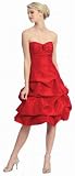 Strapless Cocktail Party Dress Prom Gown #2512