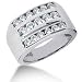 1.34 Ct Mens Diamond Ring 14K Gold