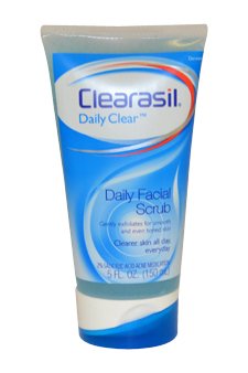 New Daily Facial Scrub Clearasil For Unisex 5 Ounce 100 Percentage Genuine Brand Name Modern Design