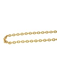 Ladies Real Solid 18K Yellow Gold Italy Diamond Cut Cable Link Chain Necklace 17" 7.6 Grams 3.5MM