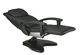 HT-095 Human Touch Massage Chair Recliner in Black Microsuede HT 95