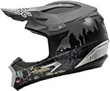 KBC PRO-X FREEDOM SILVER LG MOTORCYCLE Off-Road-Helmet