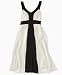 Apparel : Hype Girls V-Neck Contrast Chiffon Dress