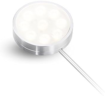 XYZER Single Pack Ultra-Thin LED Under Cabinet Light Using for Additional Fitting of XUC007Kit, Warm White, 8.2ft Power Cord, Silver Color, Surface Mounting and Easy to Install