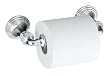 KOHLER K-10554-CP Devonshire Toilet Tissue Holder, Double Post, Polished Chrome