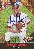 Jake Chapman, Harrisburg Senators - Expos Affiliate, 2001 Multi-Ad Sports Autographed Card