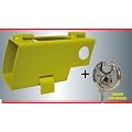 Universal Caravan / Trailer Hitch Lock Can be used hitched or unhitched.