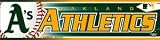 MLB Baseball Oakland Athletics Bumper Sticker (2-Pack)