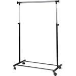 PROTEAM Single Garment Rack - Black and Chrome