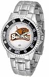 Oregon State Beavers NCAA Mens "Competitor" Watch (Stainless Link Band)