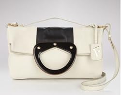 Furla Leather Bn Oxalis Zama Spectator Fold-Over Bag Cocco/Onyx 656867