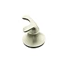 Kohler K-11375-BN Forte Sculpted Robe Hook, Vibrant Brushed Nickel