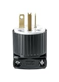 Outlets: : Cooper Wiring Industrial 3 Wire Grounding Plug (5466N-BAG)