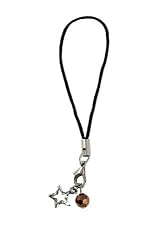 Cell Phone Charm - C42 - Open Star and Bead