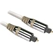 Fiber Optic Toslink Audio Cable, 12 Foot