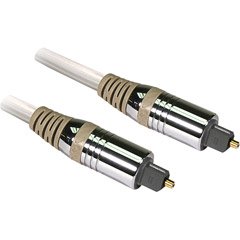 Fiber Optic Toslink Audio Cable, 12 Foot