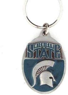 College Team Logo Key Ring - Michigan State Spartans