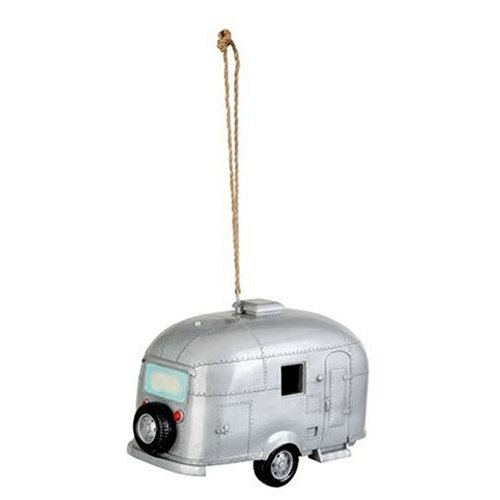 Childrens Toyshop  Outdoor Living : Red Carpet Studios Ltd. Birdie in the Woods Birdhouse Silver Camper