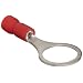 Morris Products 10022 Ring Terminal, Vinyl Insulated, Red, 22-16 Wire Size, 3/8" Stud Size (Pack of 100)