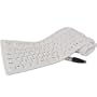 Air Touch 109-Key USB-PS/2 Foldable Keyboard (White)