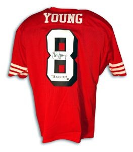 Steve Young Signed San Francisco 49ers Jersey - SB XXIX MVP