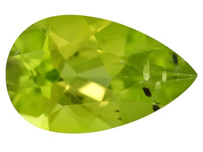 MIN .75CT 8X5MM PEAR SHAPE PERIDOT