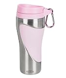 Corona Pink Double Walled Travel Mug by Trudeau