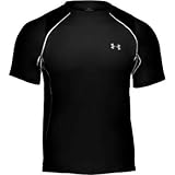 Under Armour HeatGear Red Line Short Sleeve T-Shirt (White Small)