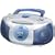 jWin JXCD462 AM/FM Portable CD Boombox With Cassette Playback