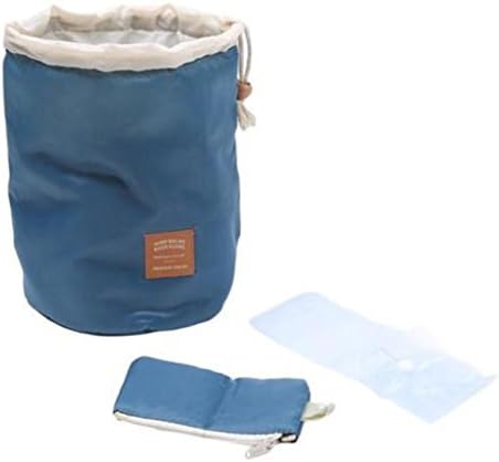 YAOCAN Barrel Shaped Hanging Drawstring Pouch Bucket Makeup Storag Bag Organizer