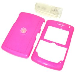 SOLID HOT PINK SNAP-ON COVER HARD CASE PROTECTOR for RIM BLACKBERRY 8800