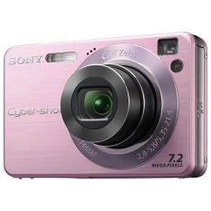 Sony Cybershot DSCW120 7.2MP Digital Camera with 4x Optical Zoom with Super Steady Shot
