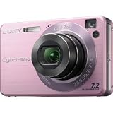 Sony Cybershot DSCW120/P 7.2MP Digital Camera with 4x Optical Zoom with Super Steady Shot (Pink)