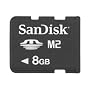 SanDisk SDMSM2-008G-A11M 8GB M2 Memory Stick Micro (Black)