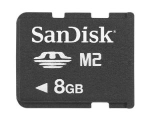 SanDisk SDMSM2-008G-A11M 8GB M2 Memory Stick Micro (Black)