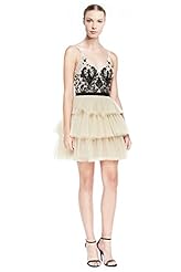 Cocktail Ballerina Beaded Nylon/Polyester/Spandex/Tulle  Dress